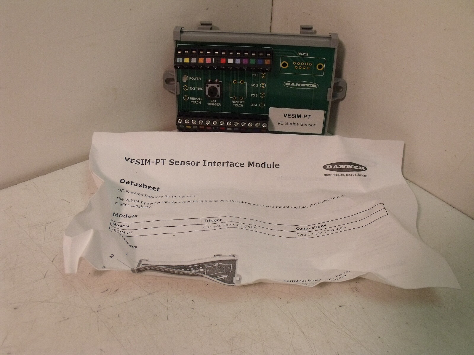 New Banner VESIM-PT VE Series Sensor Interface Module