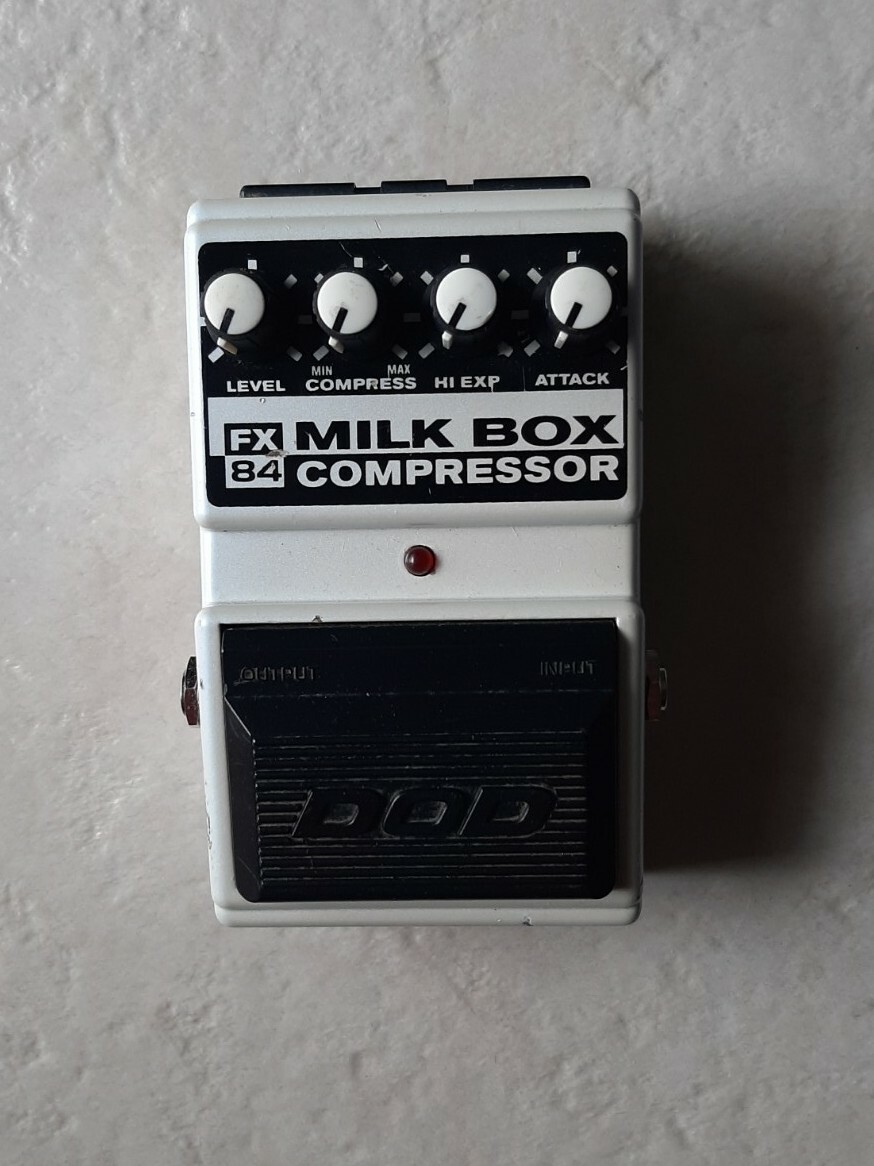 DOD FX 84 Milk Box Compressor Sustainer Rare Vintage Guitar Effect Pedal