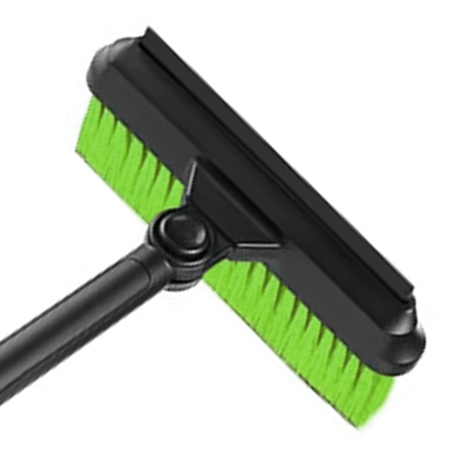 Extendable Snow Brush With Reinforced Pivot Head For Heavy Snow Removal