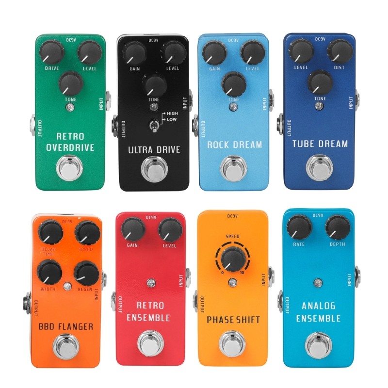 Aluminum Overdrive Pedal Delivering Vintage Sounds for Diverses Music Styles