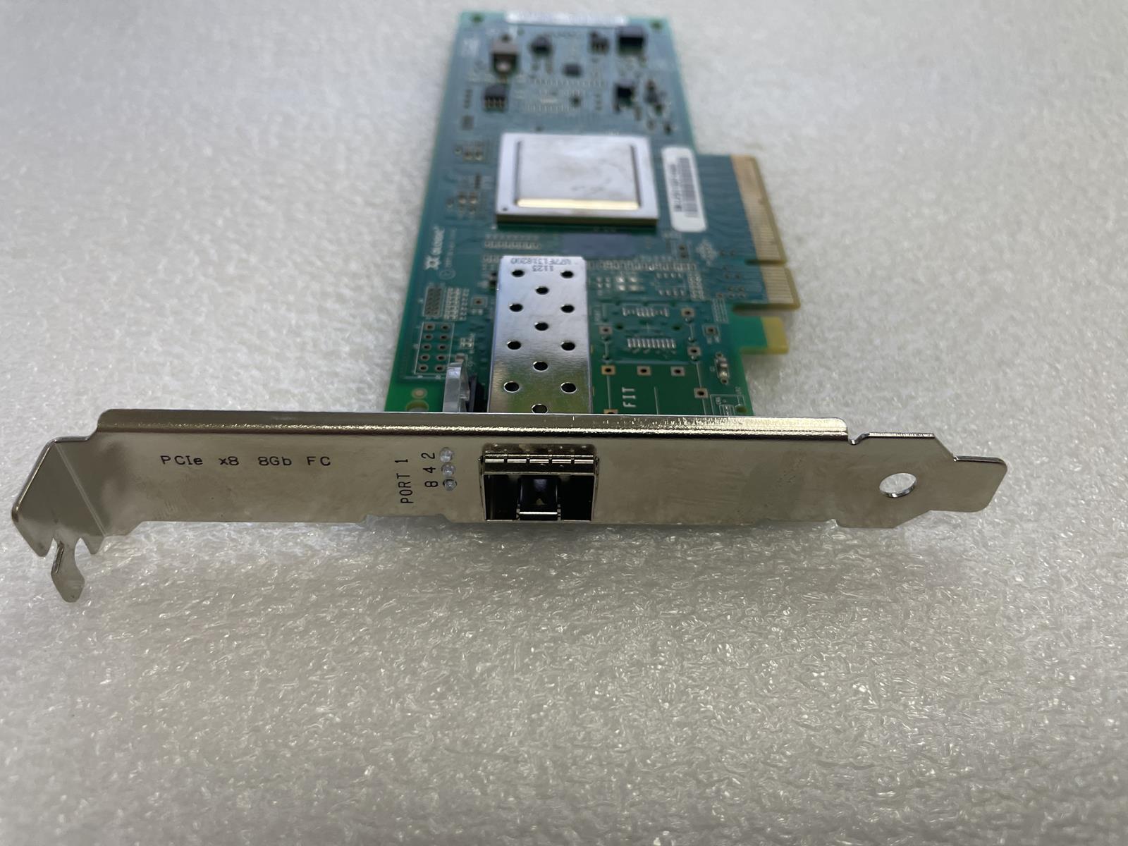 QLOGIC QLE2560 8GB SINGLE CHANNEL PCIe HBA, HIGH PROFILE BRACKET, TESTED