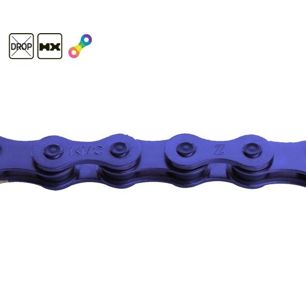 KMC Z1 Narrow 3/32' Chain Shiny Blue 112L