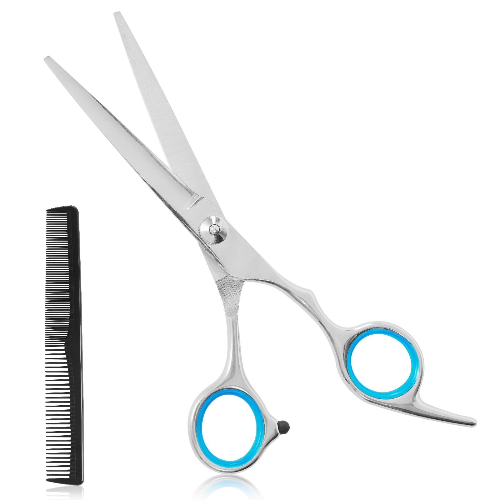 Hair Cutting Scissors,6.5 Inch Professional Stainless Steel Barber Haircut Sh...