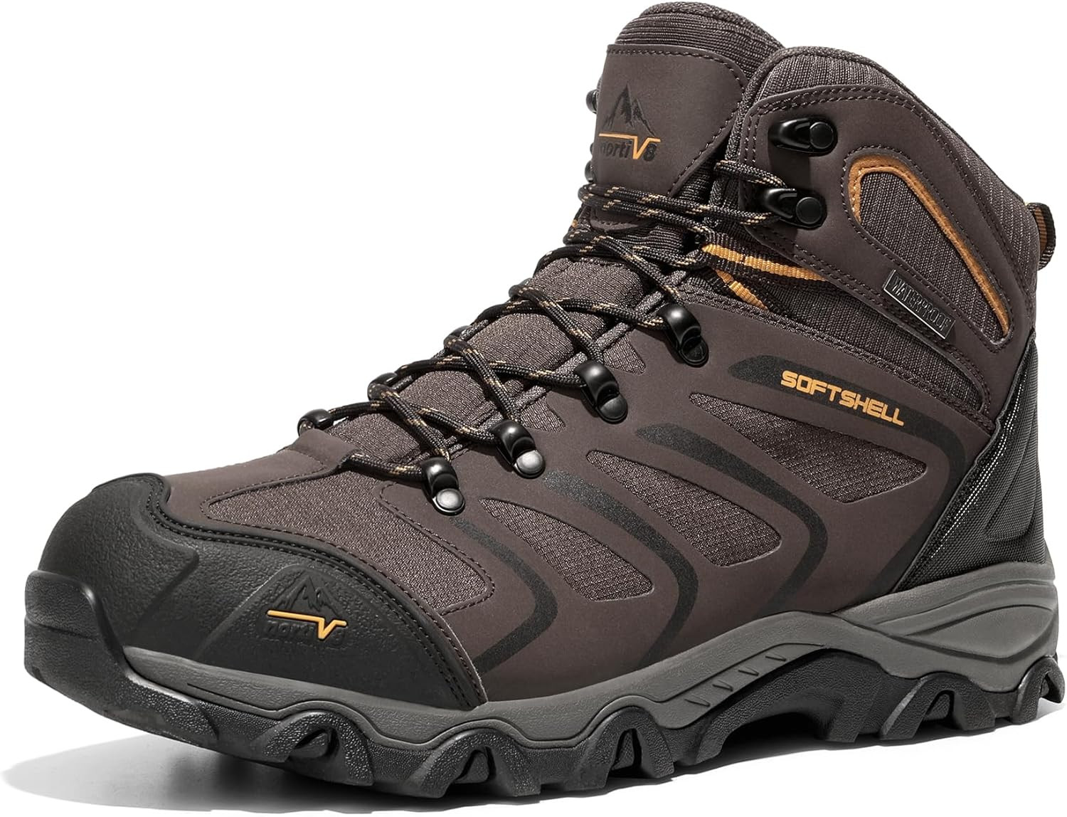 Men'S Ankle High Waterproof Hiking Boots Outdoor Lightweight Shoes Trekking Trai