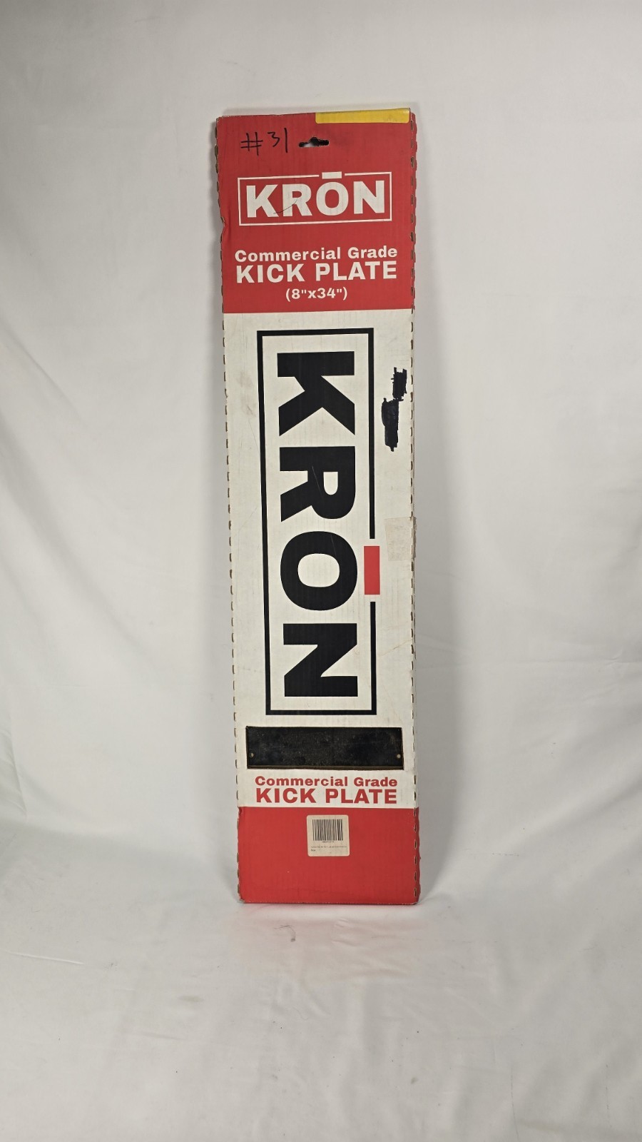 KRŌN 8" x 34" Commercial Grade Door Kick Plate - Heavy Duty Door Protection