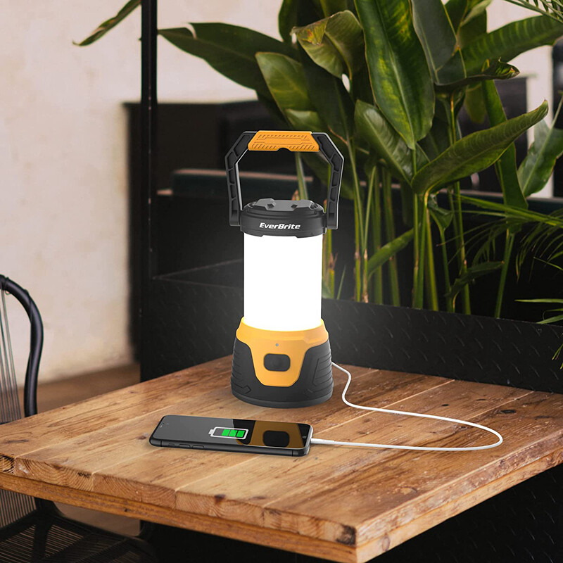 EverBrite Rechargeable LED Camping Lantern Power Bank Function 5 Lighting Modes