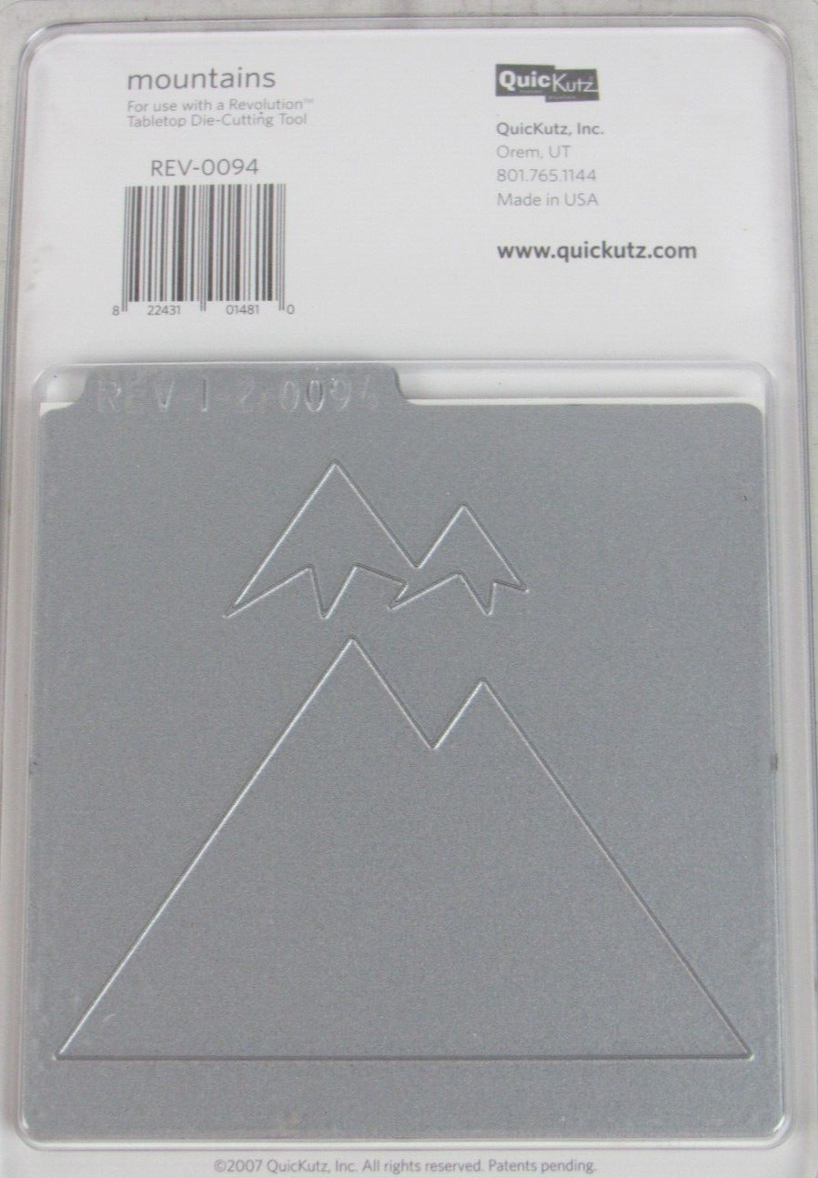 QuicKutz Mountains 4x4, 2 Cutting Die Set REV-0094