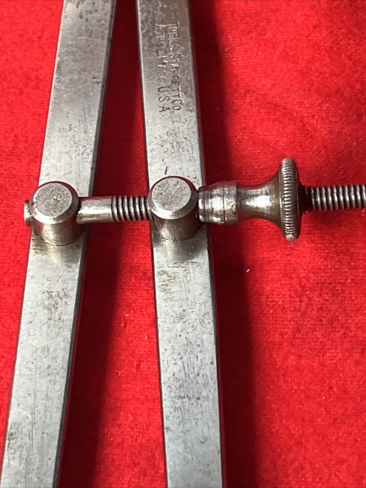 Vintage L.S. Starrett Divider Caliper Drafting Tool 13" (t48)