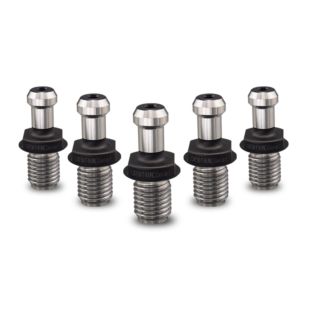 5Pcs CAT50 Pull Stud Retention Knob Coolant Thru for HAAS Mill CAT50 Holder