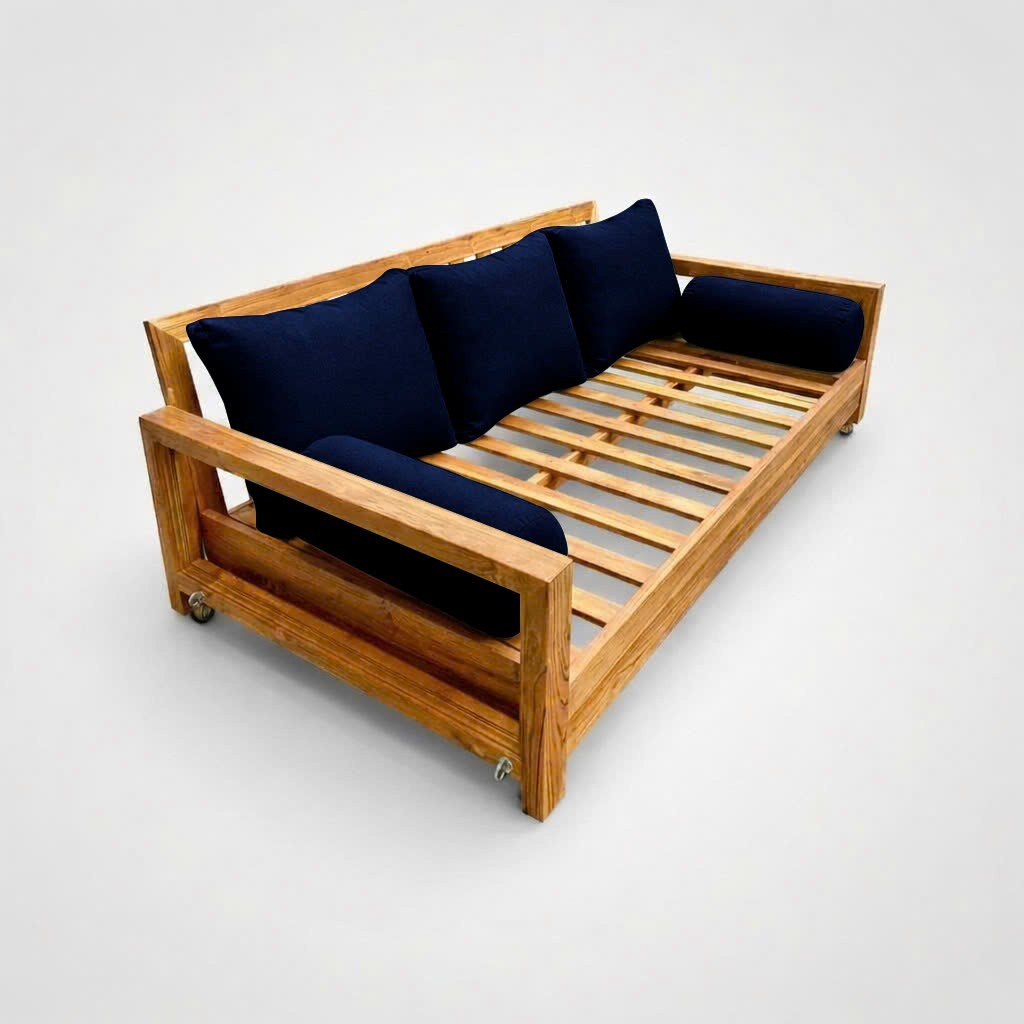 |COVER ONLY| STYLE 3 Twin Bolster Pillow Daybed Porch Swing Knife Edge AD101