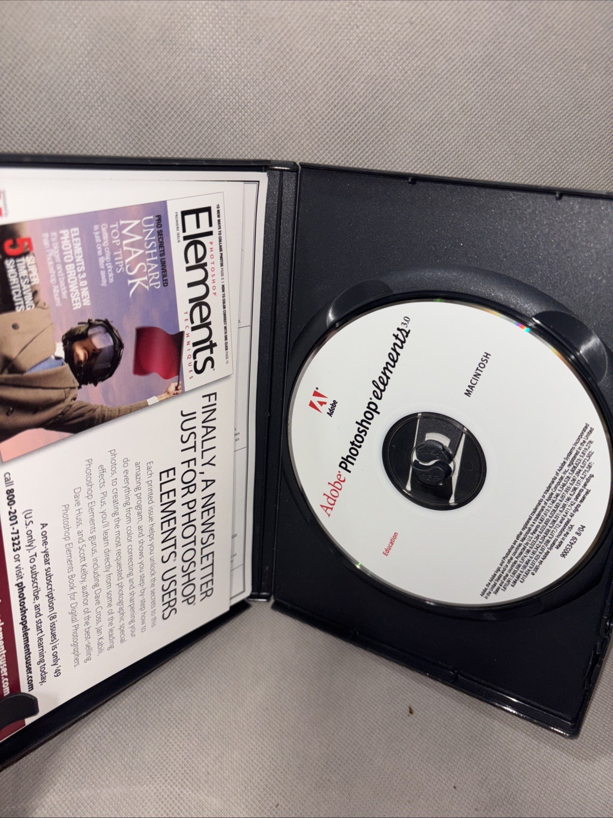 Adobe Photoshop Elements 3.0 for MAC With Serial Number