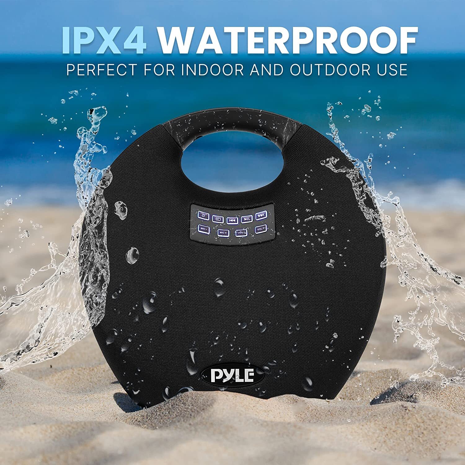 PyleHome PNX6WPBK Portable Speaker