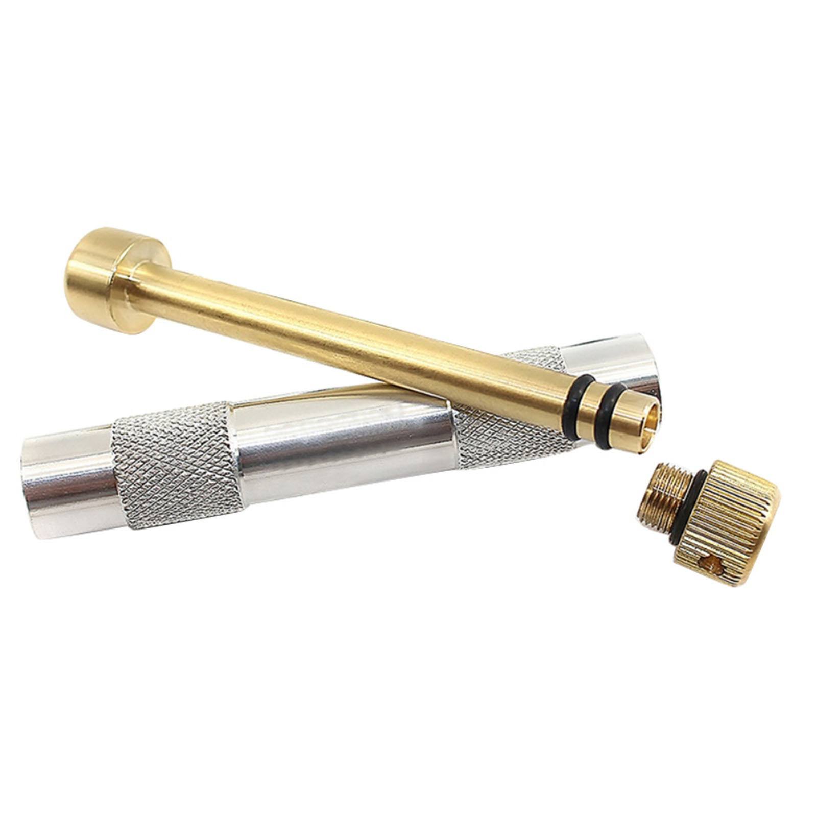 Fire Piston Fire Starter Brass Aluminum Survival Camping Ignition Tool