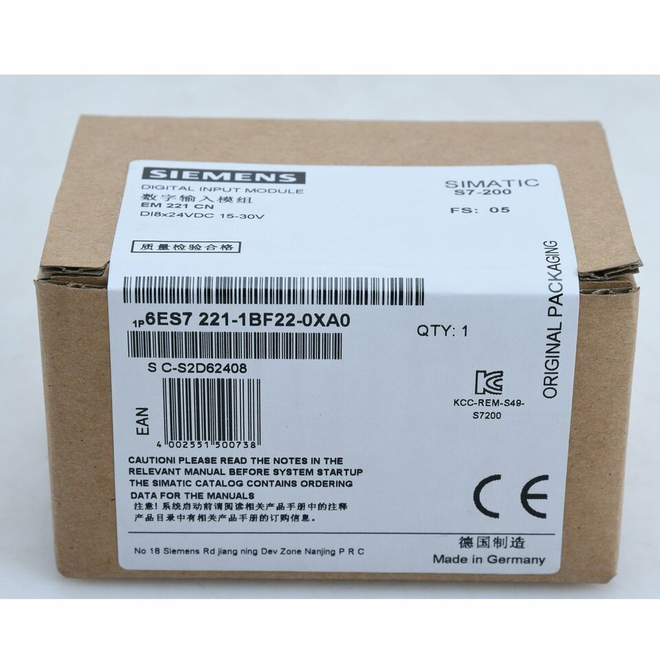 6ES7 221-1BF22-0XA0 NEW SIEMENS 6ES7221-1BF22-0XA0 S7-200 Digital Input Module