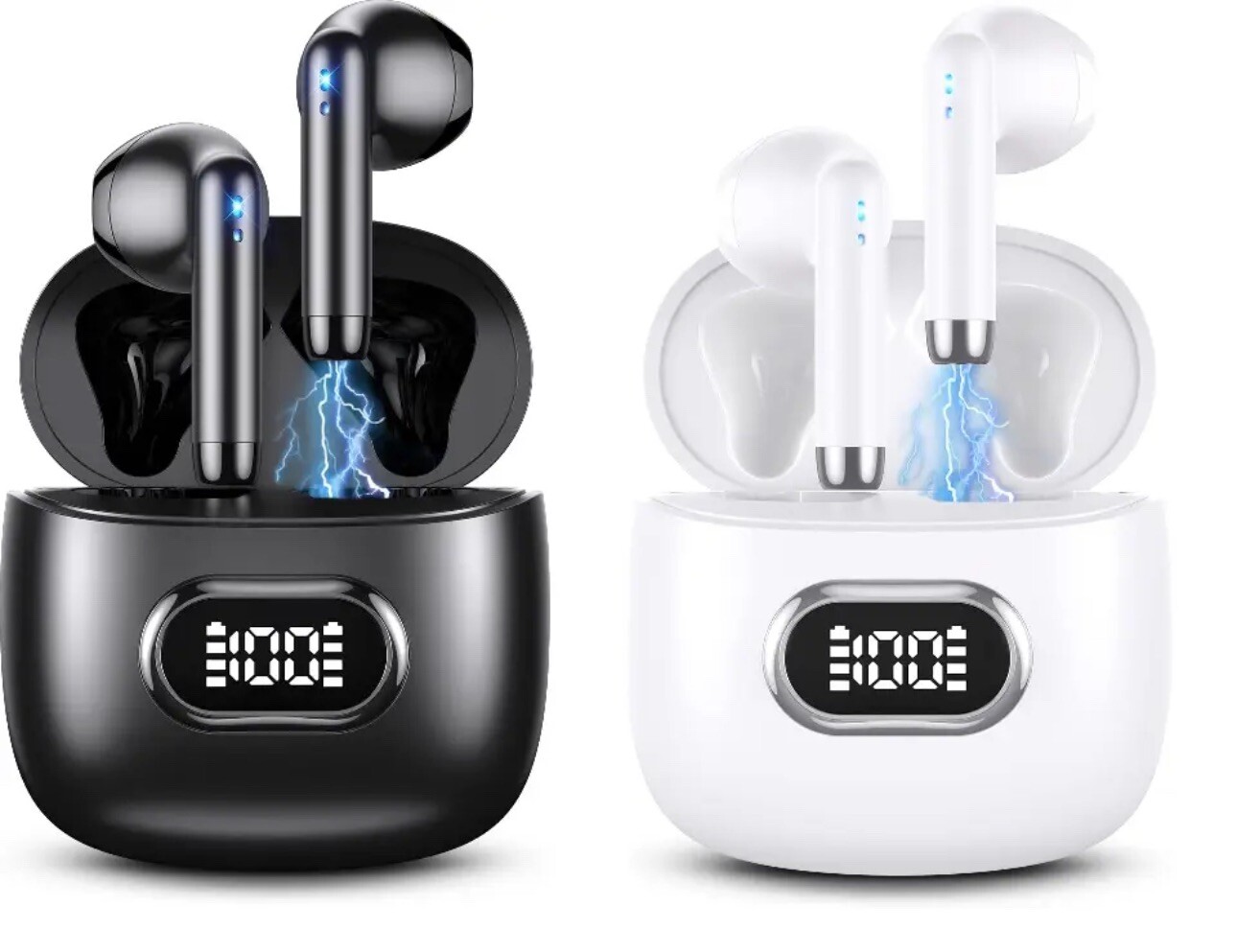 Wireless Headphones TWS Earbuds Bluetooth Stereo Headset for iPhone 15 Pro