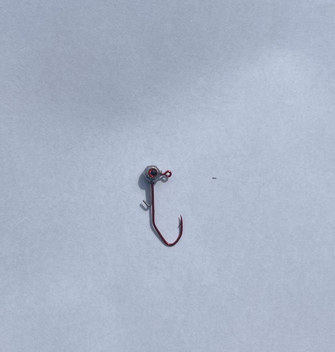 Lot Of 50 Crappie Jigheads With Wire Keepers and #4 sickle hooks, various sizes