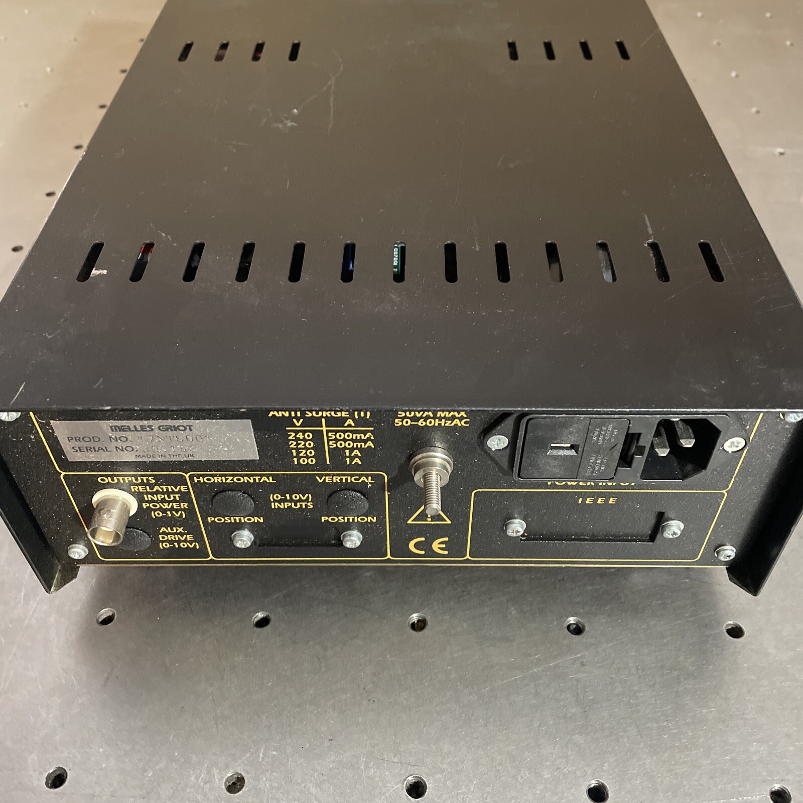 Melles Griot Nanotrak Optic Alignment Stage Controller System 17NTS001