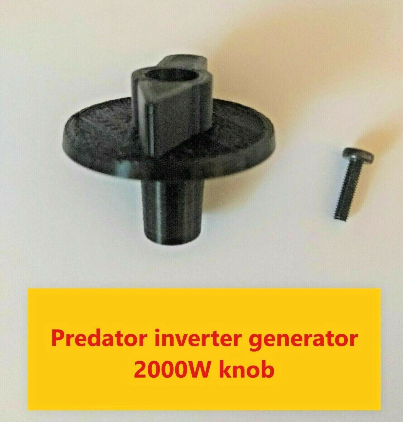 Predator Generator Inverter 2000 Knob Switch Run Choke + screw - 3D printed part