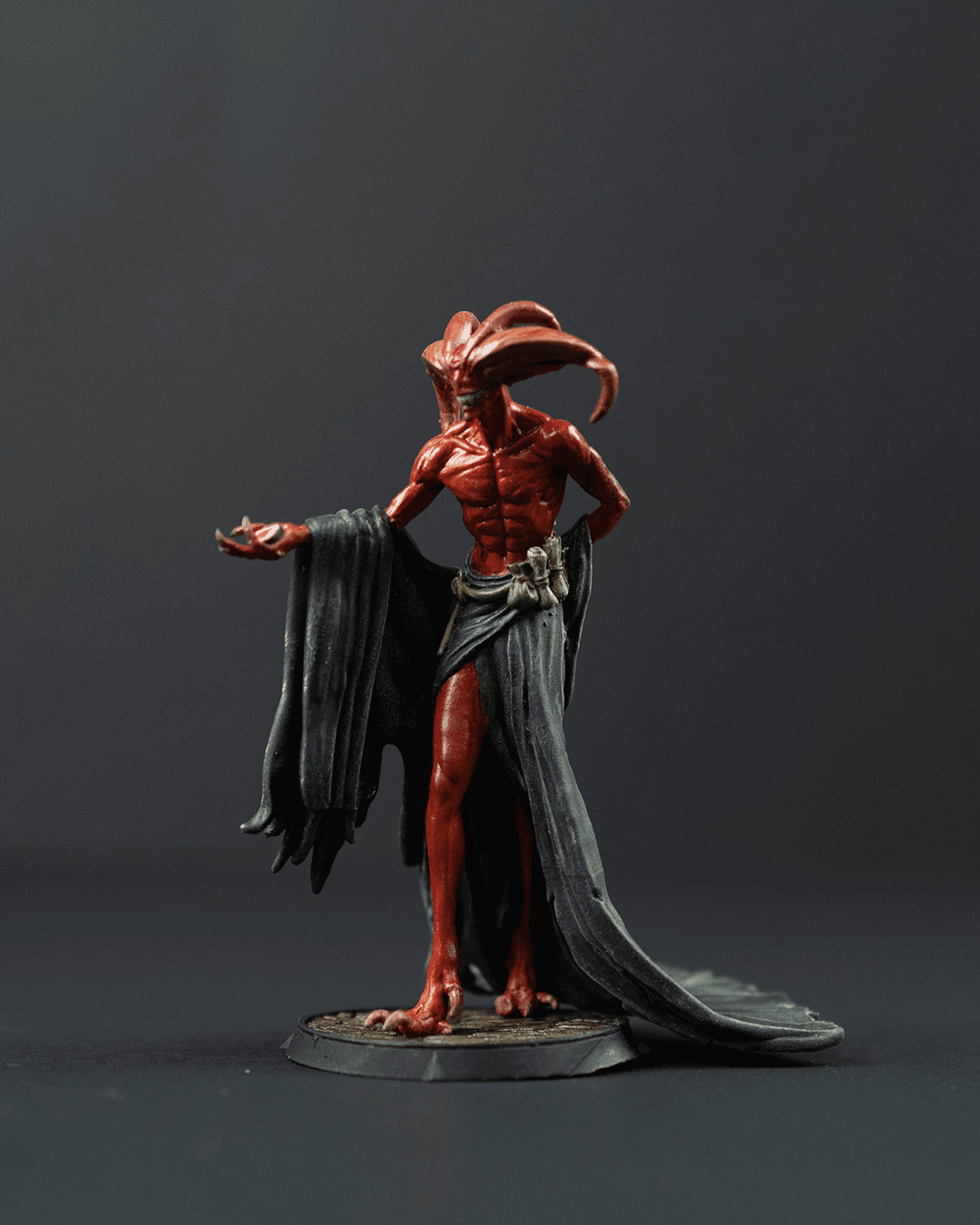 DnD Large Demon Boss Garoth Soulkeeper Mini 32mm Scale (unpainted) TTRPG