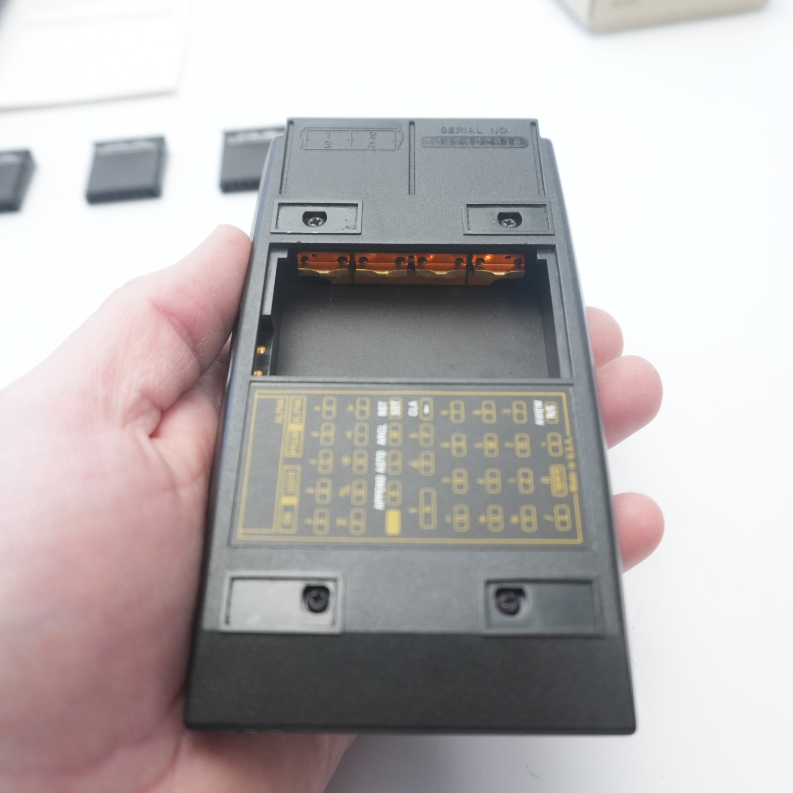 Hewlett Packard HP-41C Calculator Working w/ Case, 3 Modules, Box, Insturctions