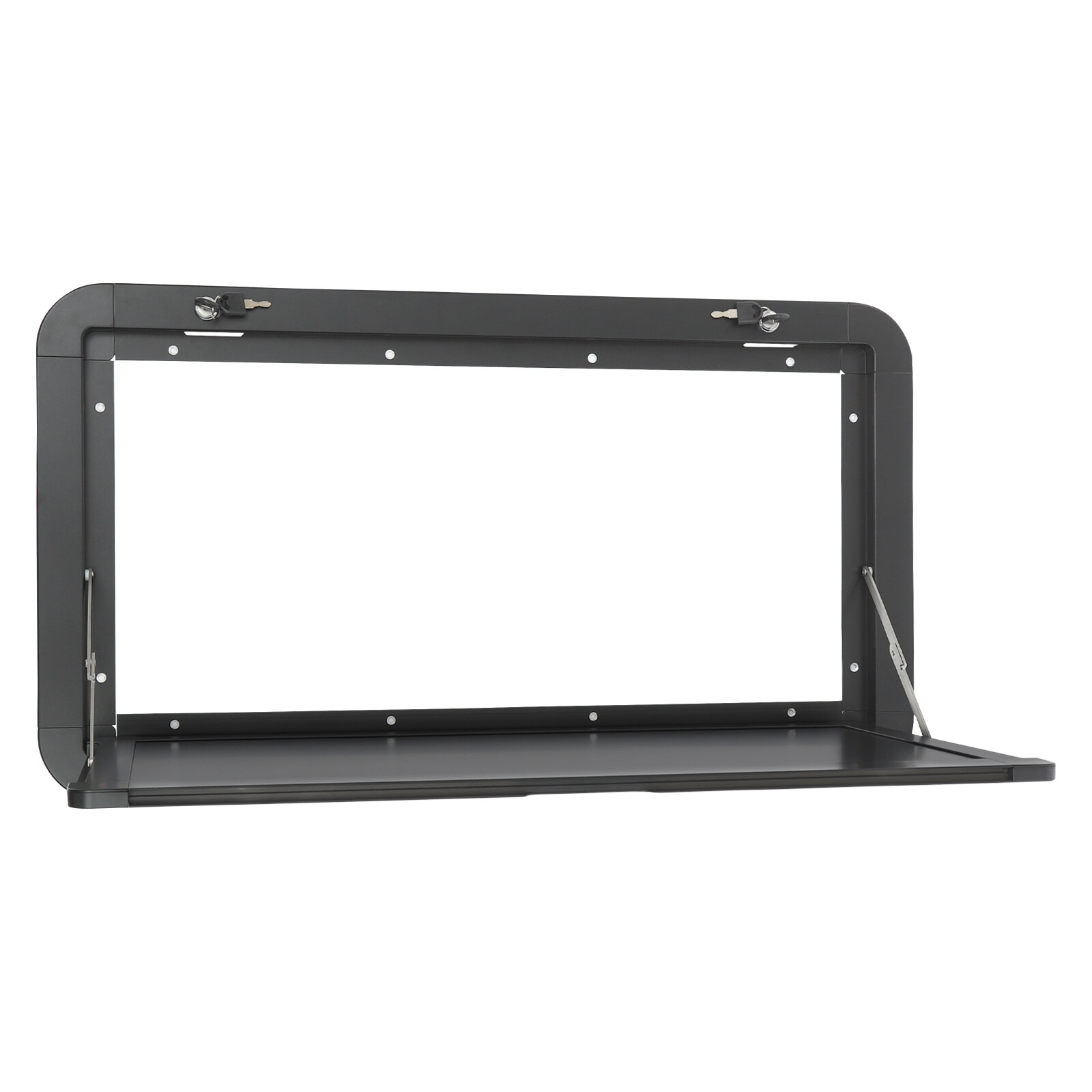Wall Mount RV Caravan Picnic Folding Table 800 x 450mm Campervan Outside Table