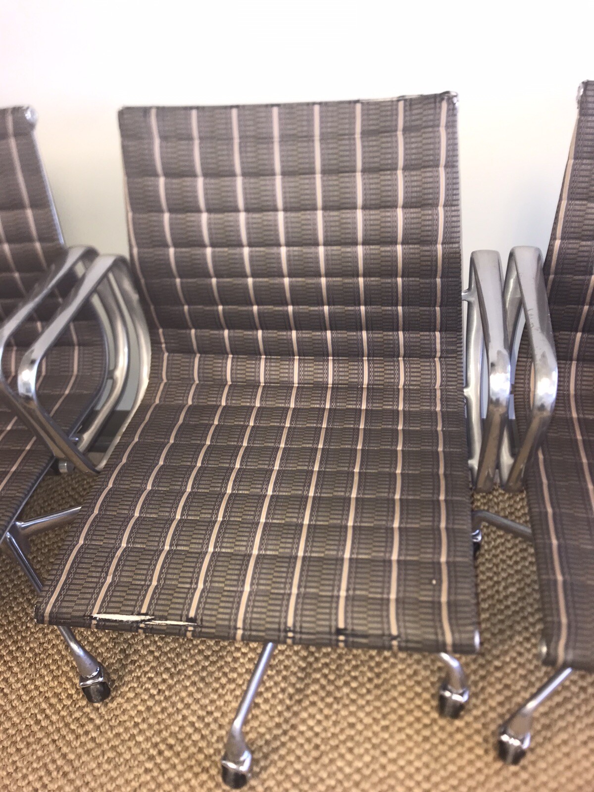 Herman Miller Eames Group Management Chair Fabric Vintage