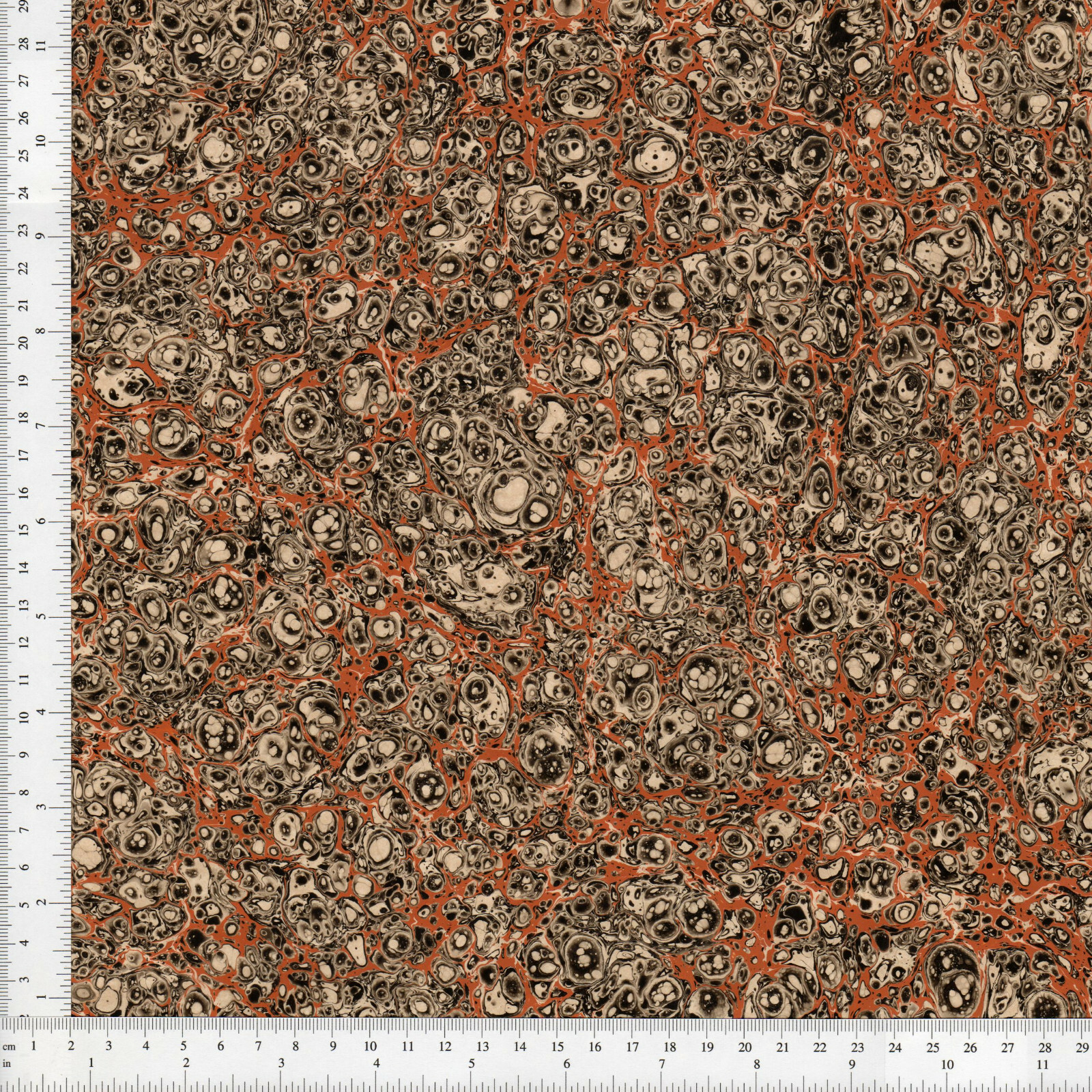 Hand Marbled Paper for Bookbinding and Restoration 48x67cm 19x26in Series c285