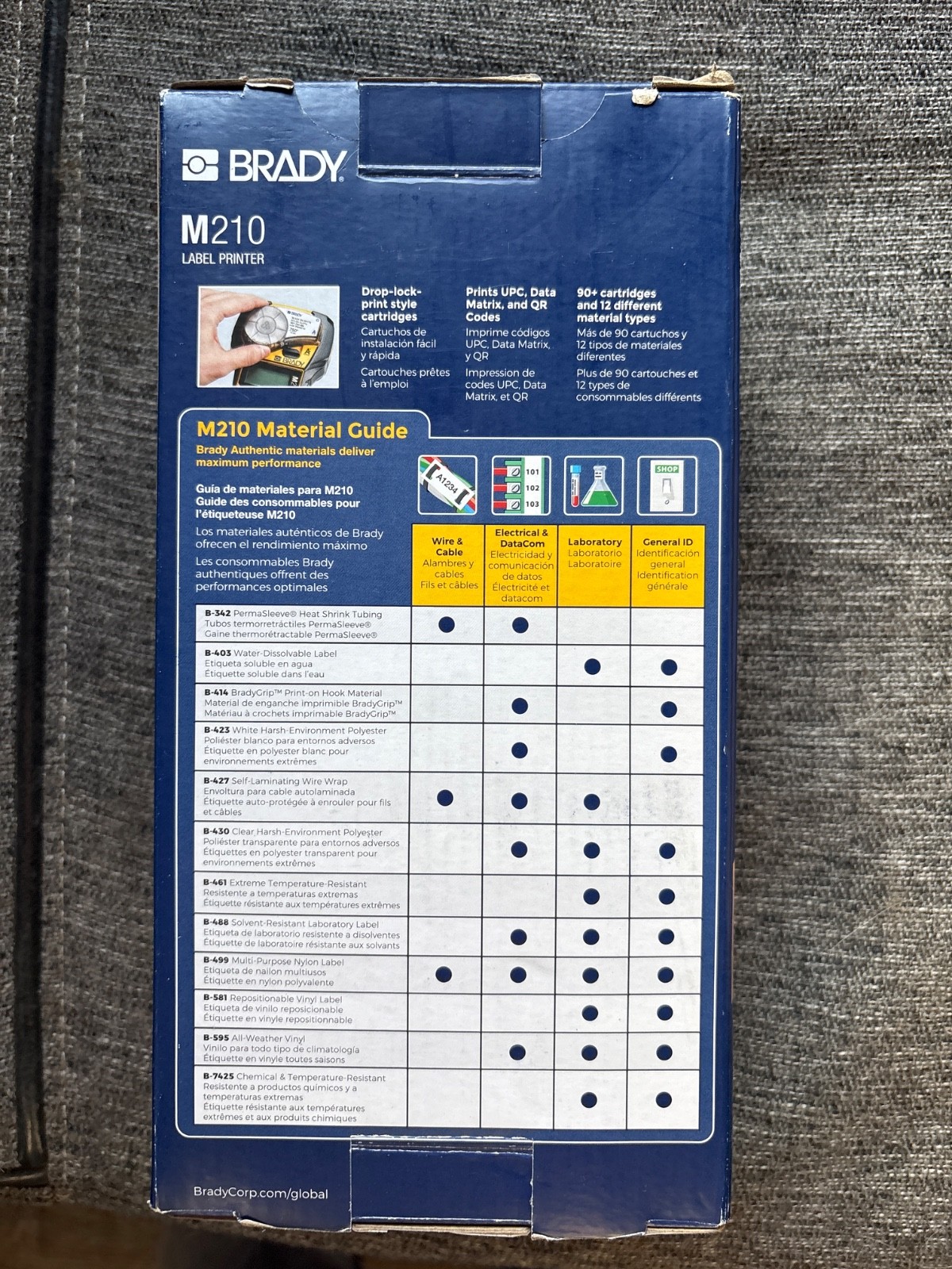 Brady M210 Handheld Label Printer