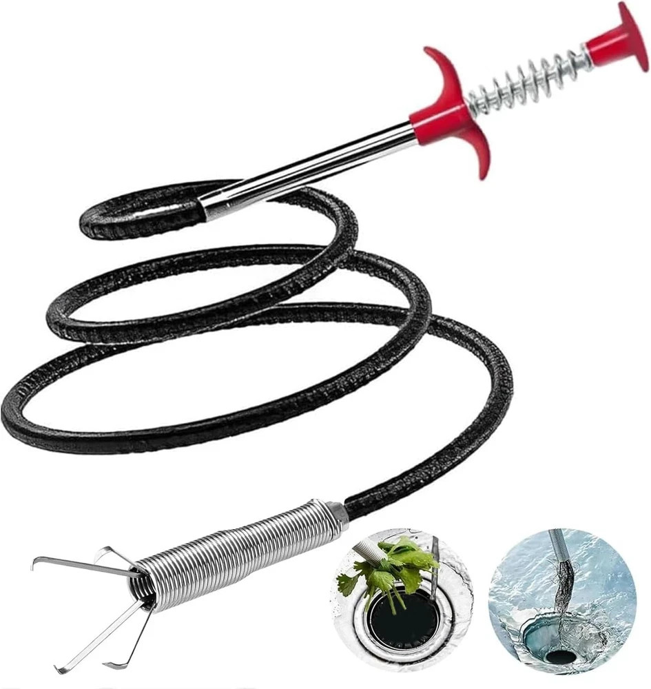 Flexible Claw Grabber Tool Pick up Snakes 79 Inch Reacher Grabber 4 Mechanical F