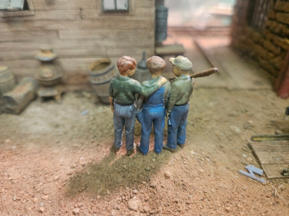 Rusty Rail O Scale 3D Printed Figure