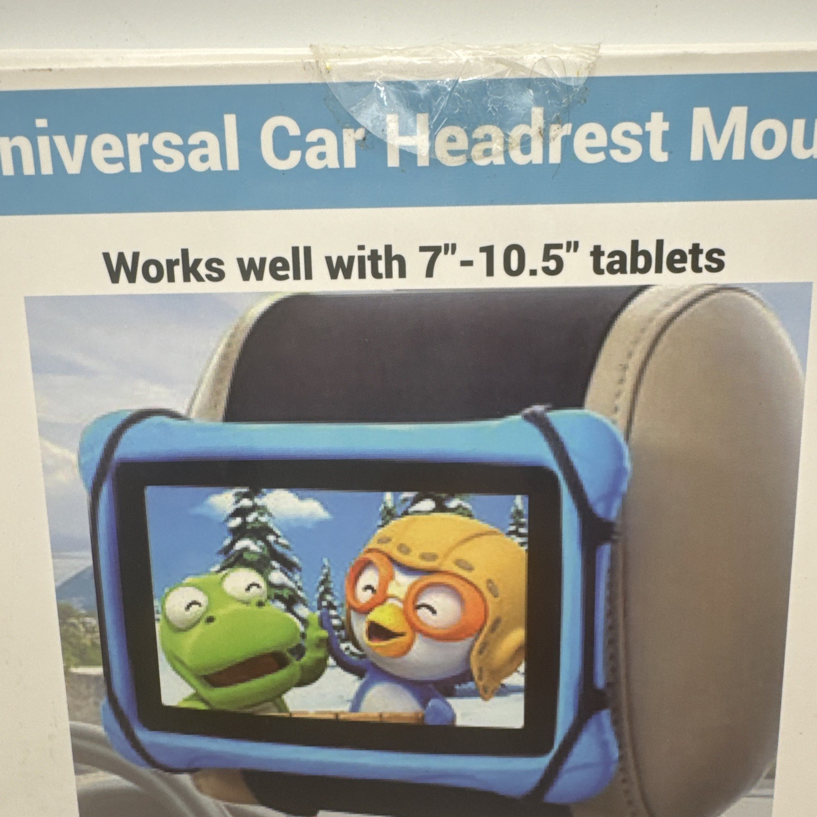 Universal Car Headrest Mount Adjustable iPad 7"-10.5 Tablets