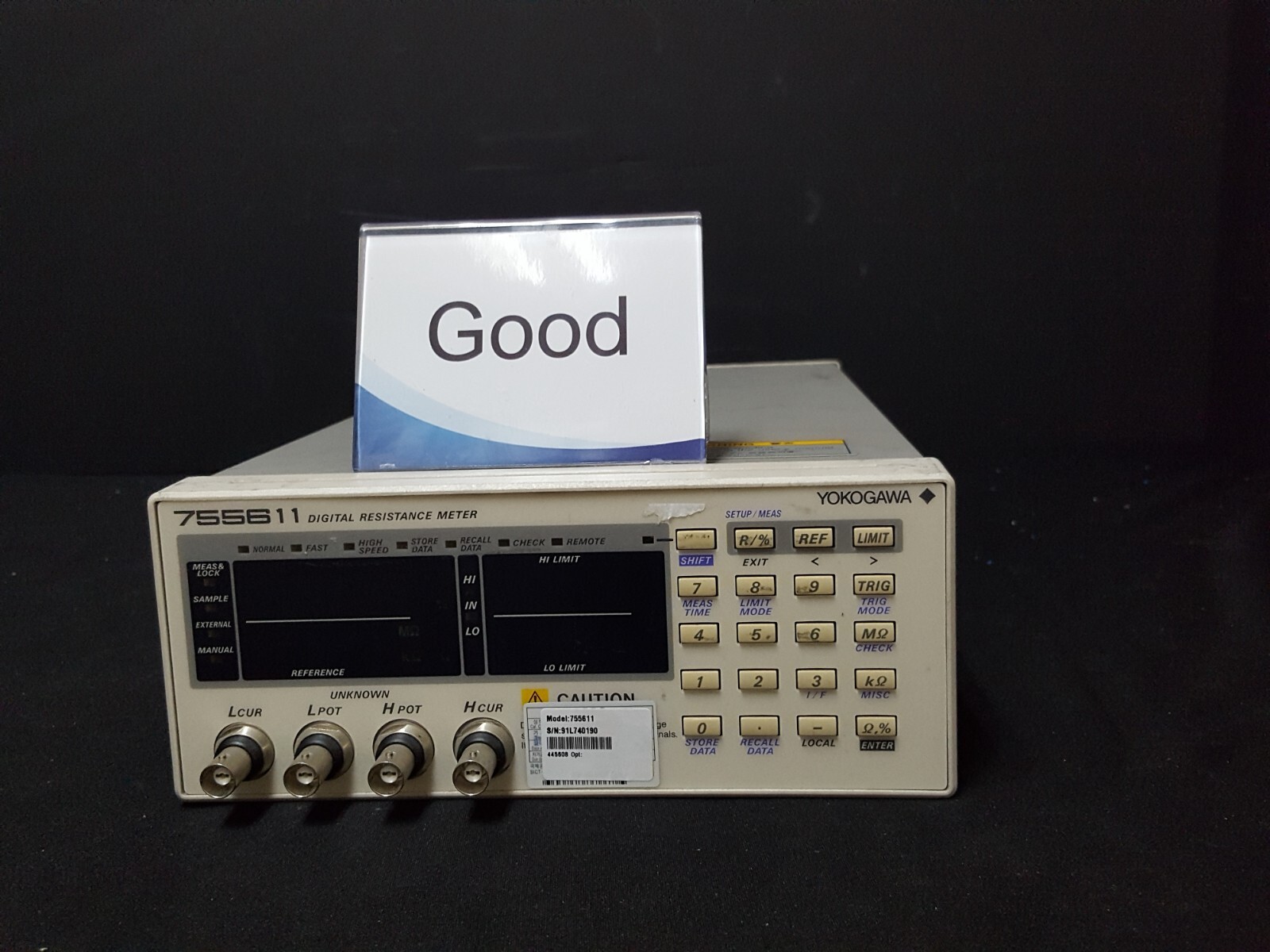 Yokogawa 755611 : Resistance Meter, Suffix -1-M/C1/Z (0190)