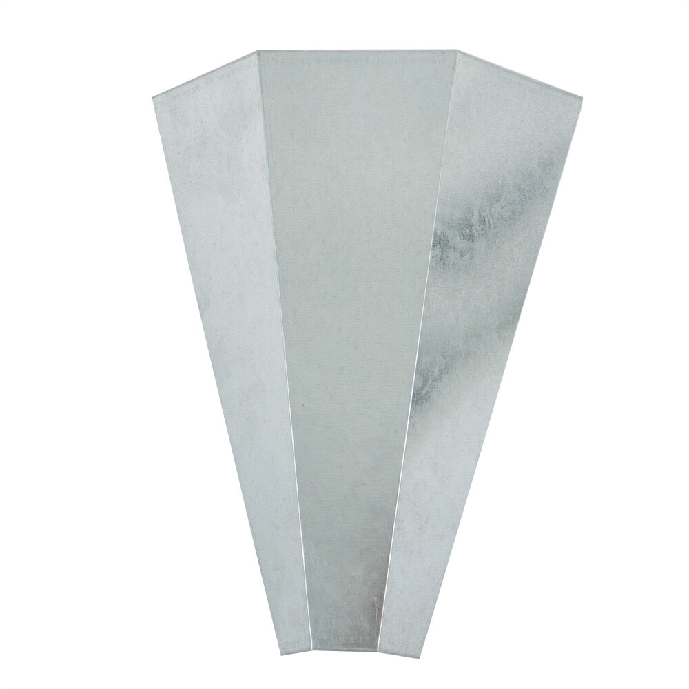 4 Pack Medium Chicken Cone Galvanized Steel Poultry Restraining Cone For Birds