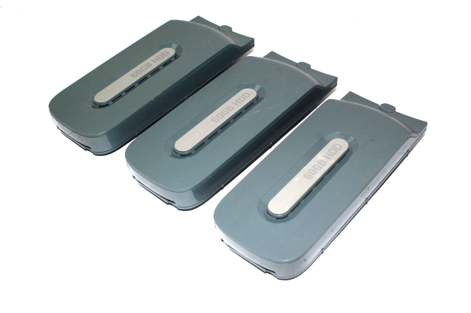 Lot of 3 Microsoft Xbox 360 Hard Drives HDD 60GB READ Working