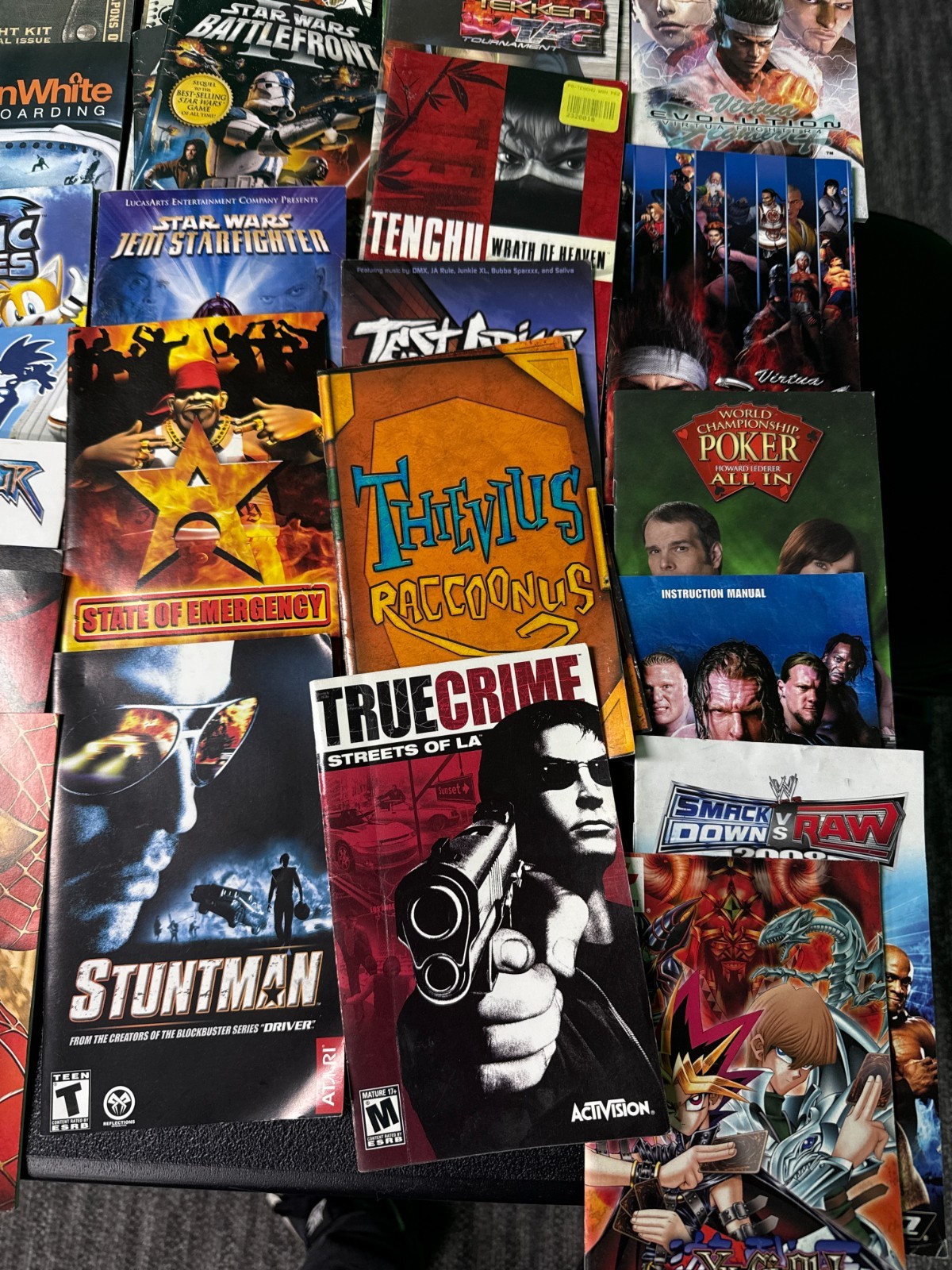 video game manuals lot Playstation 2