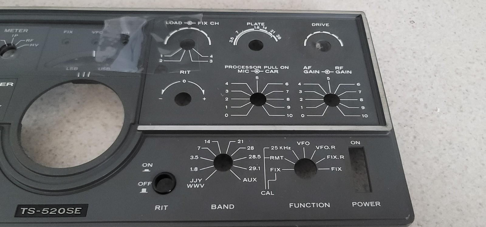 KENWOOD FACE FOR TS 520S