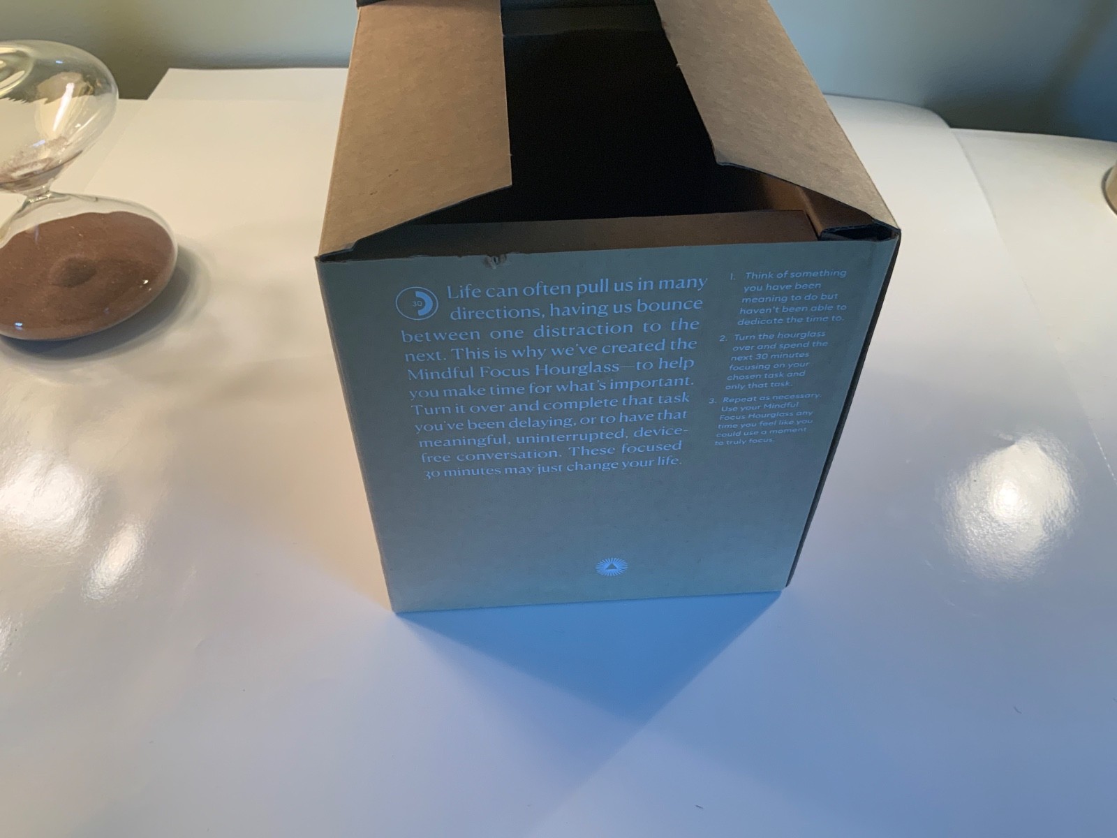 Intelligent Change Mindful Focus 30 Minute Hourglass Sand Timer