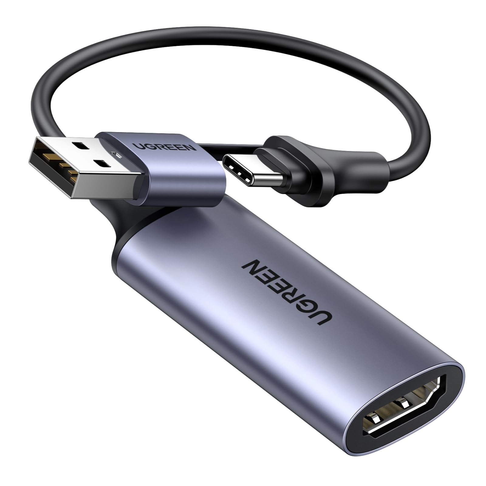 UGREEN Full HD 1080P Capture Card 4K HDMI to USB 2.0 HDMI Video Capture Card ...