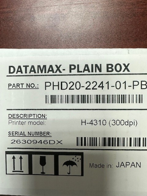Datamax PHD20-2241-01PB  H-4310 Printhead 300DPI NEW **US SHIP**