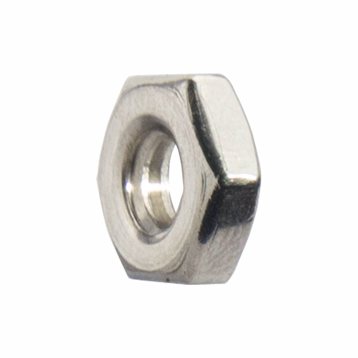 12-24 Machine Screw Hex Nuts Stainless Steel 18-8 Qty 100