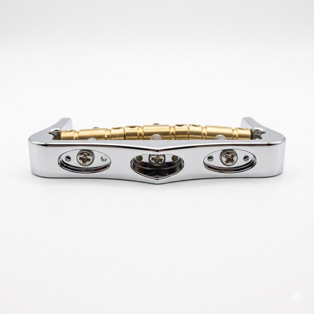 Boutique Tele Short Half Bridge - Chrome