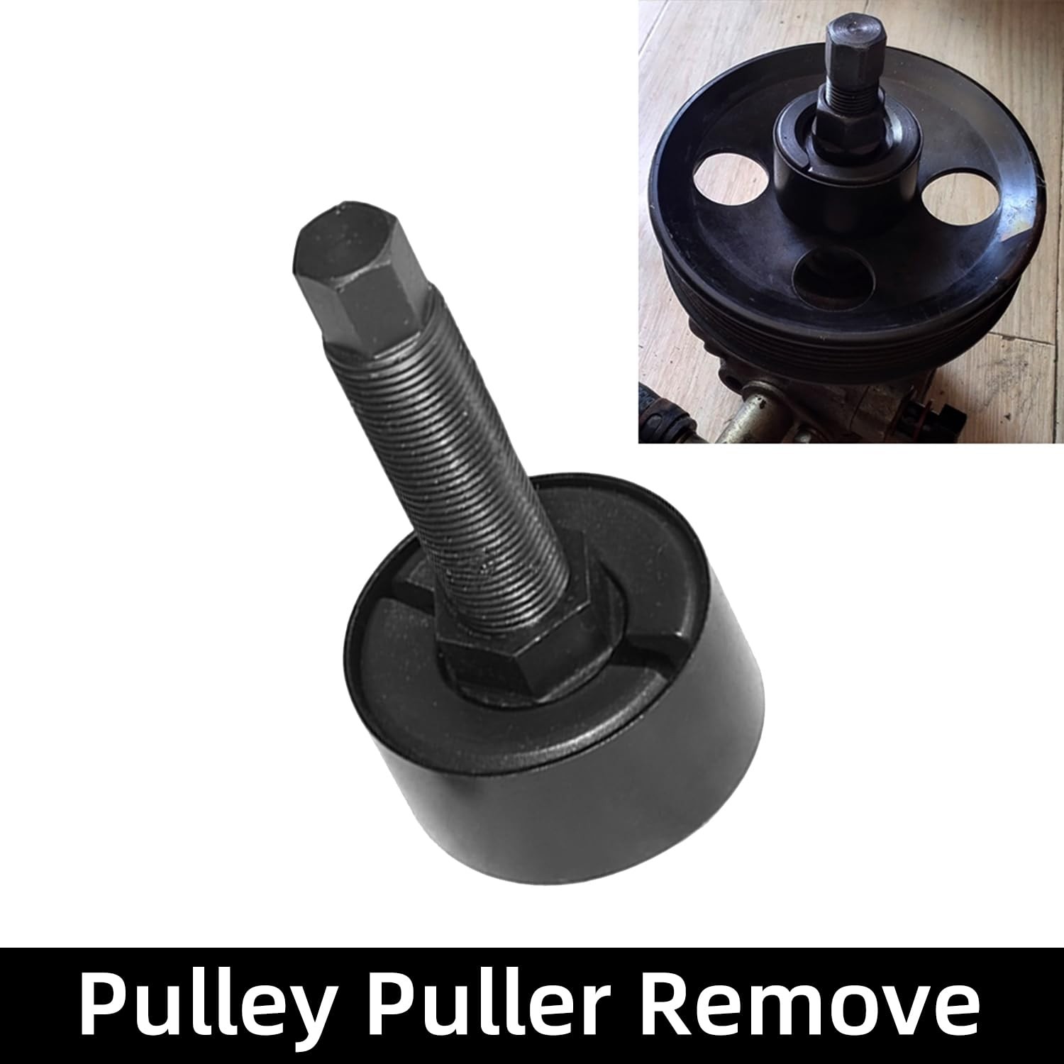 Power Steering Pump Pulley Puller Remove Install Compatible with Ford GM VW