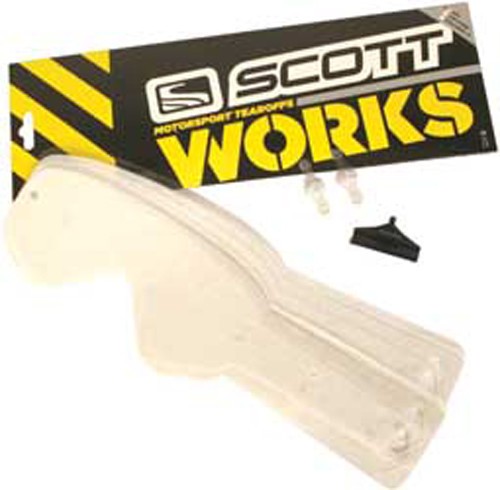 Scott USA Works Tear-Offs Clear #205159-223