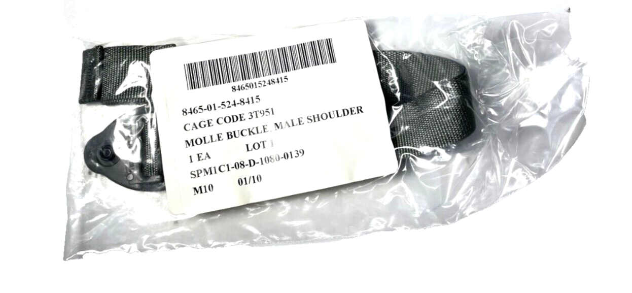 Replacement Male Quick Release Buckle for ACU Shoulder Straps NIB