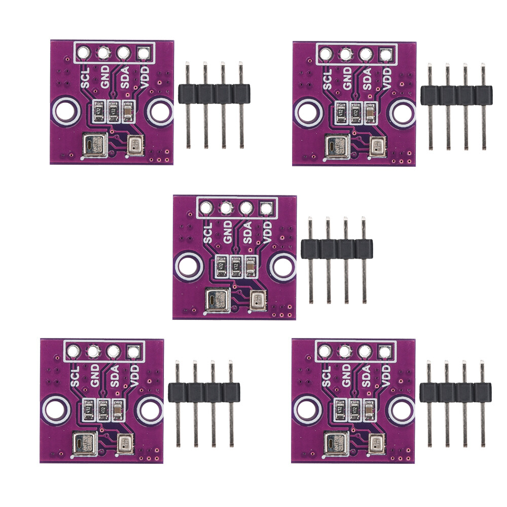 5PCS AHT20 & BPM280 2 In 1 Digital Temperature Sensor Module 4P GROVE Cable