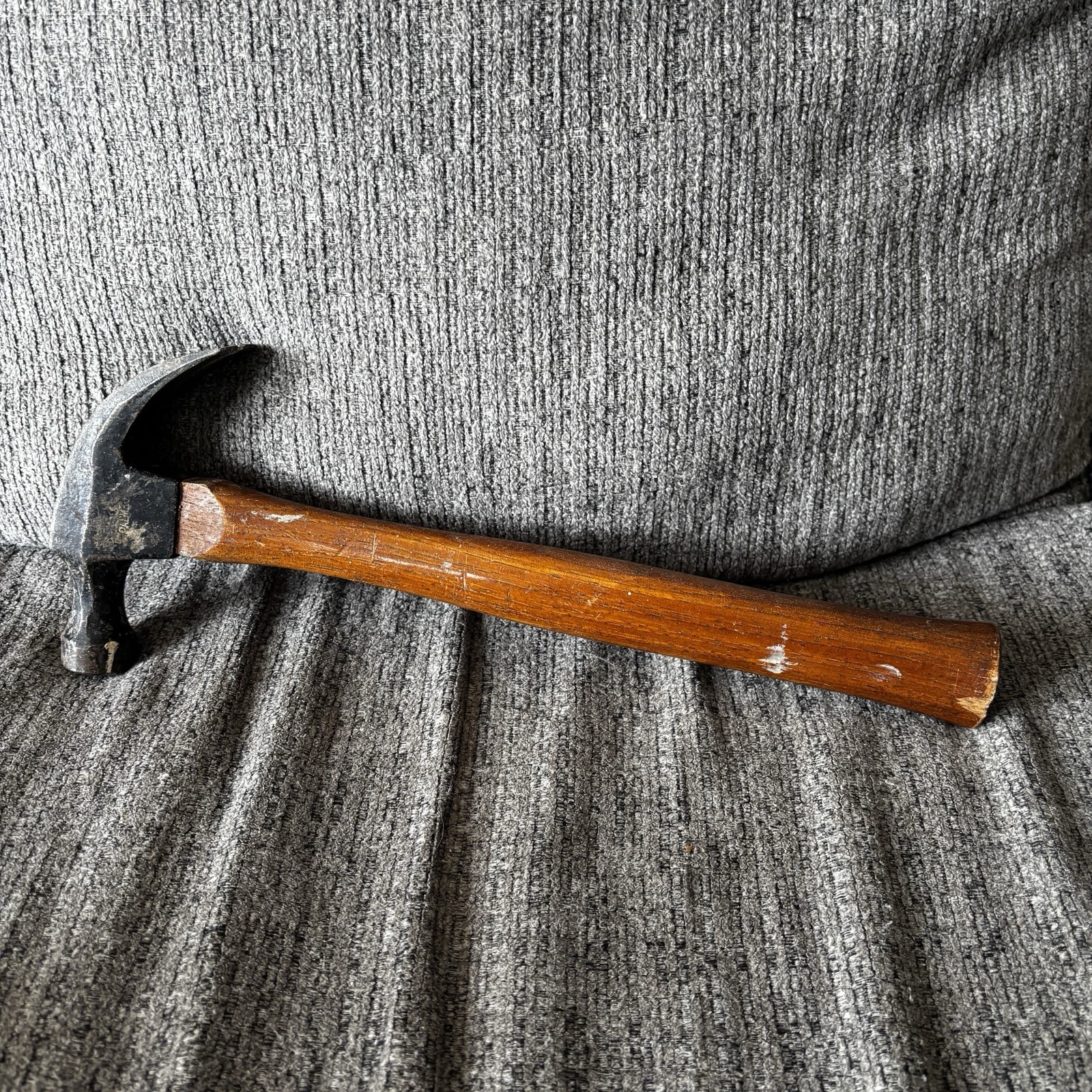 Vintage Palmer Claw Hammer With Wooden Handle Antique Tool Made USA Restoration