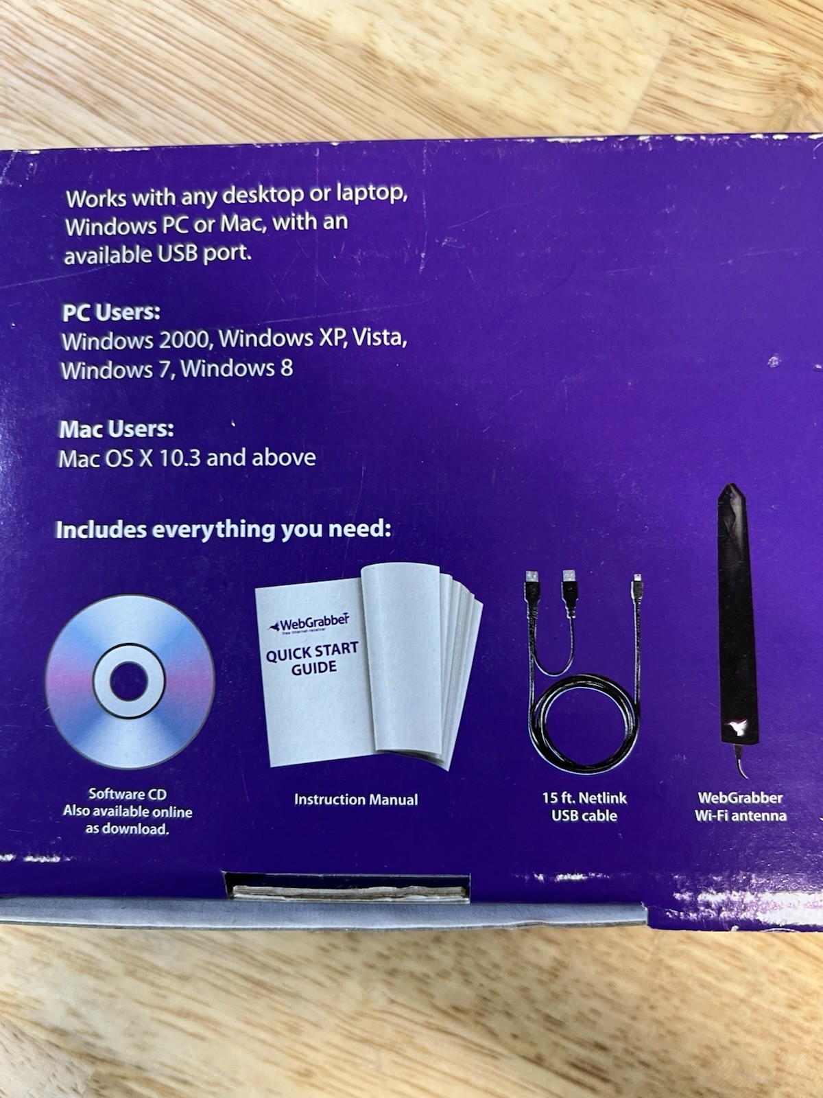 Web Grabber Free Internet Receiver for Windows and Mac New Sealed