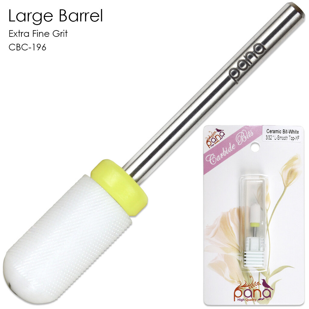 PANA 3/32" Shank Size - Smooth Top Large/Small Barrel Nail Ceramic Bit