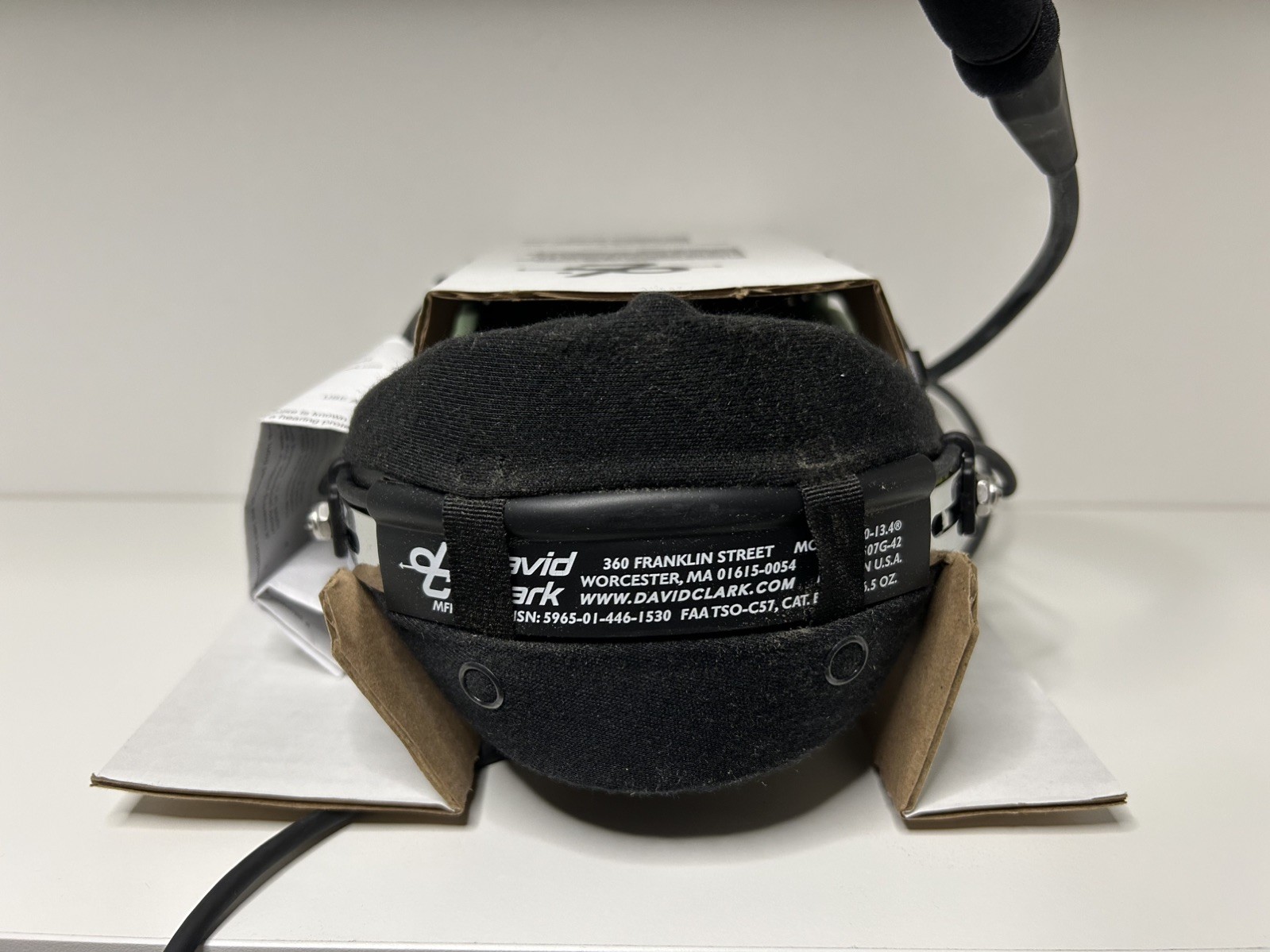 David Clark H10-13.4 Aviation Headset Dual Plug