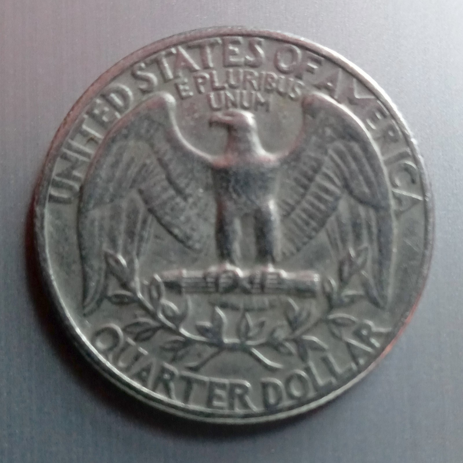 1965 QUARTER NO MINT MARK GOOD CONDITION